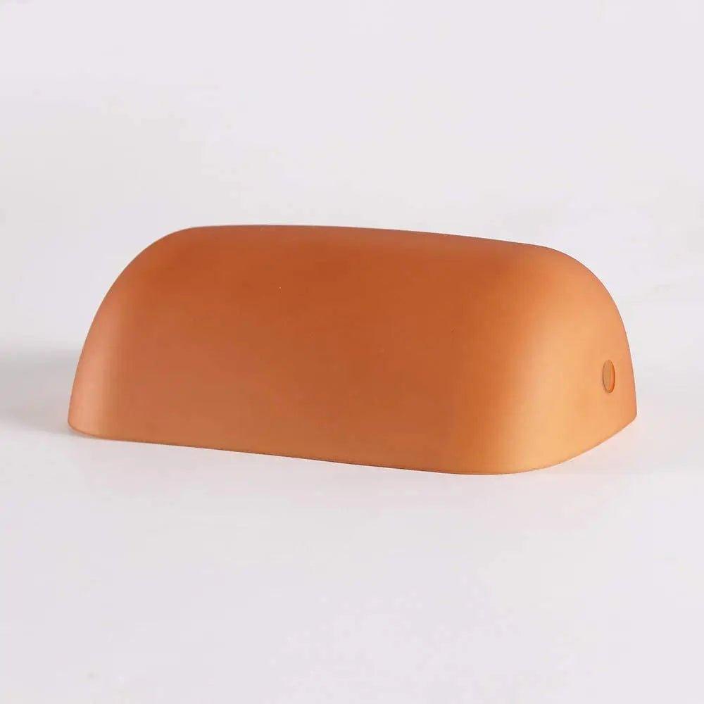Newrays Green/Blue/Amber/White Glass Banker Lamp Cover bankers-lampshades Adrianas Specialty Lamp Shades