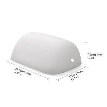 Newrays Green/Blue/Amber/White Glass Banker Lamp Cover bankers-lampshades Adrianas Specialty Lamp Shades frosted white United States