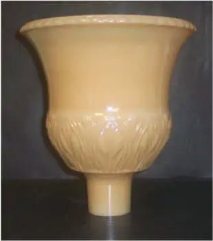 Nu Gold Acanthus Torchiere Lamp Shade | 2 - 3/4" Fitter | 12" | SKU 60151 - Adrianas Specialty Lamp Shades