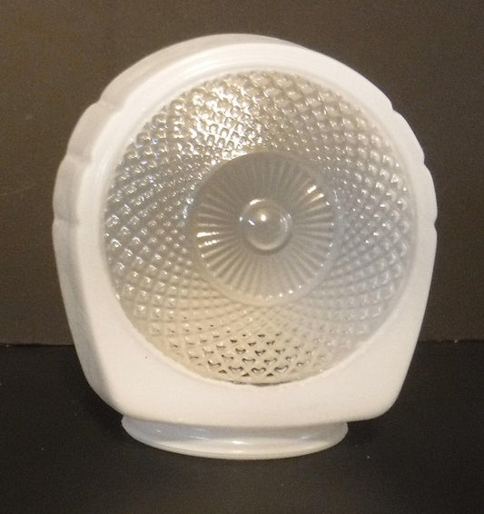 Opal and Clear Glass Wall Fixture three-and-four-inch-fitters Adrianas Specialty Lamp Shades