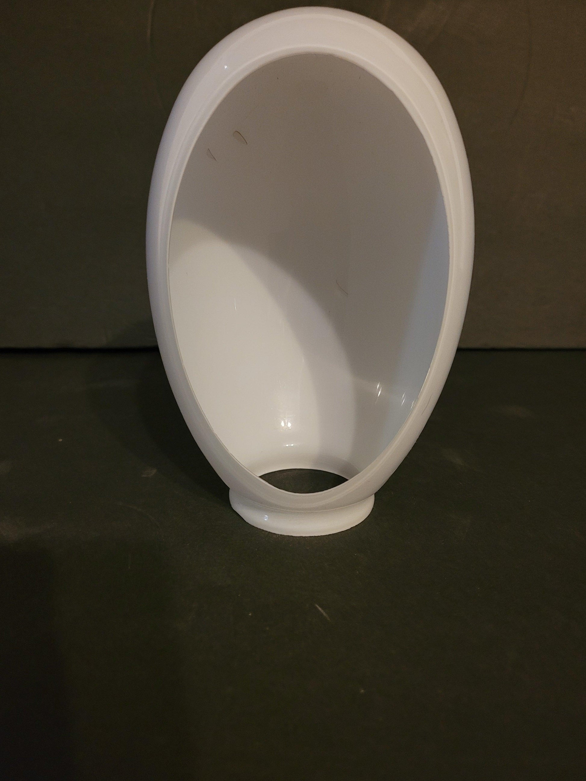Oval O)pal Desk Lamp Shade lamp shades Adrianas Specialty Lamp Shades