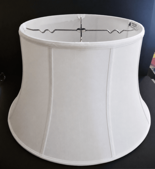Premium Silk Floor Lamp Shade – 13x20x12 with Brass Washer Finial - Adrianas Specialty Lamp Shades