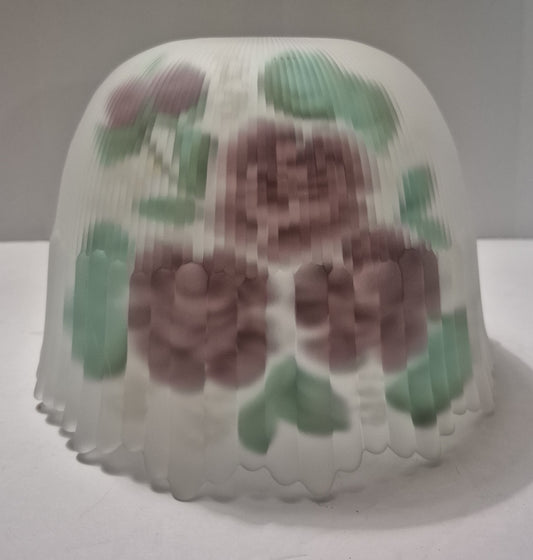 16904 Reverse Painted Roses - Adrianas Specialty Lamp Shades