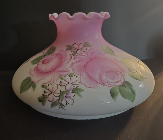 64403 - Roses with Tinted Crimp Top Tam O Shanter - Adrianas Specialty Lamp Shades