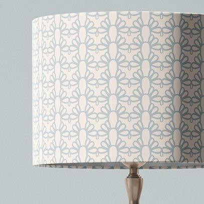 Sage Green Lampshade in FOUNTAIN ARCH | Custom Home Decor drum lamp shades Noble Winter