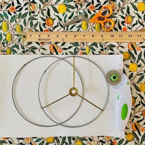 Sage Green Lampshade in FOUNTAIN ARCH | Custom Home Decor drum lamp shades Noble Winter