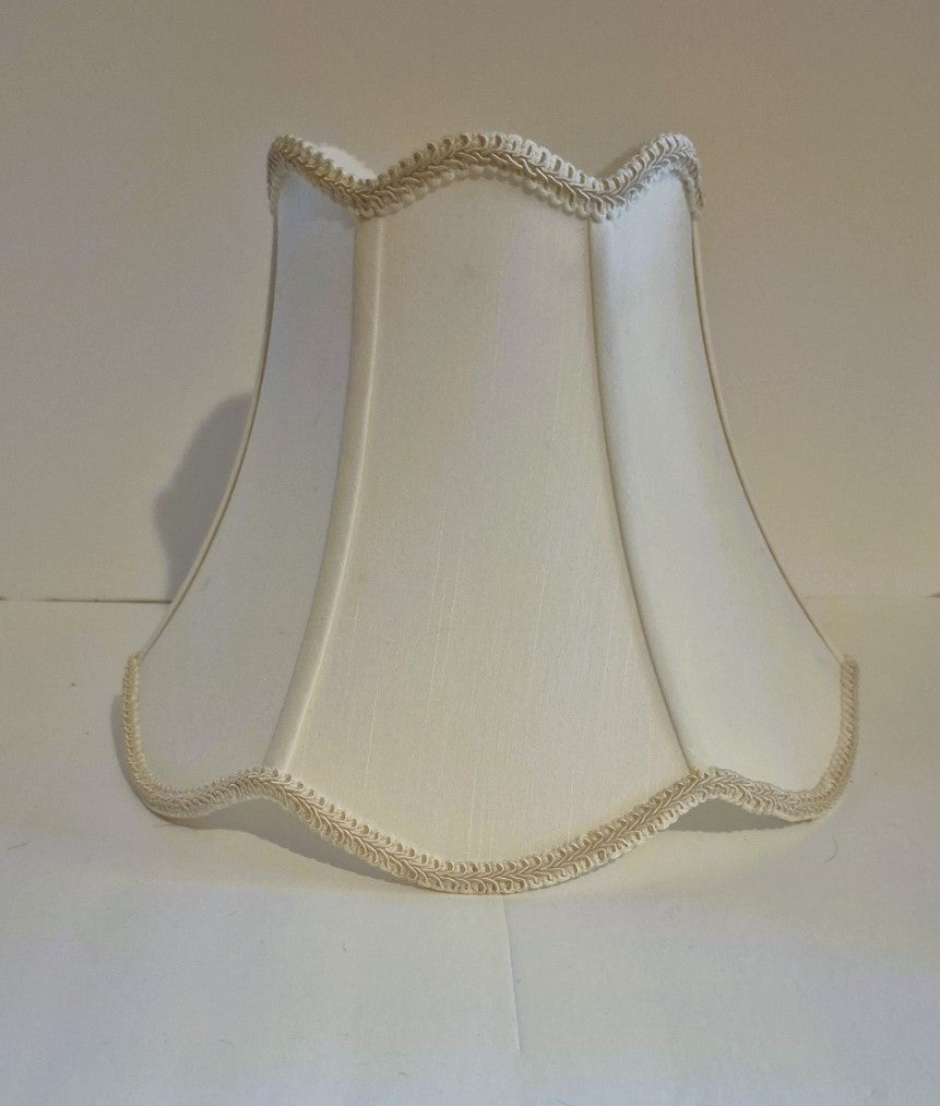 33237 Scallop Silk Table Lamp Shade - Adrianas Specialty Lamp Shades