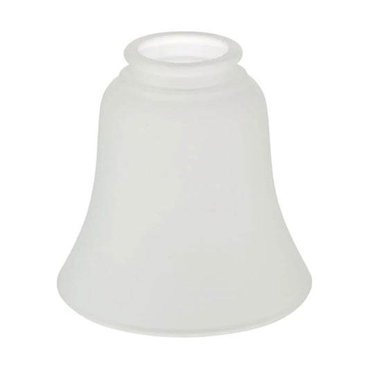 Screw Fixed Frosted Glass Shades Bell Shaped Glass Shade Covers Ceiling Fan Lamp Replacements for Chandelier Wall Sconces - Adrianas Specialty Lamp Shades