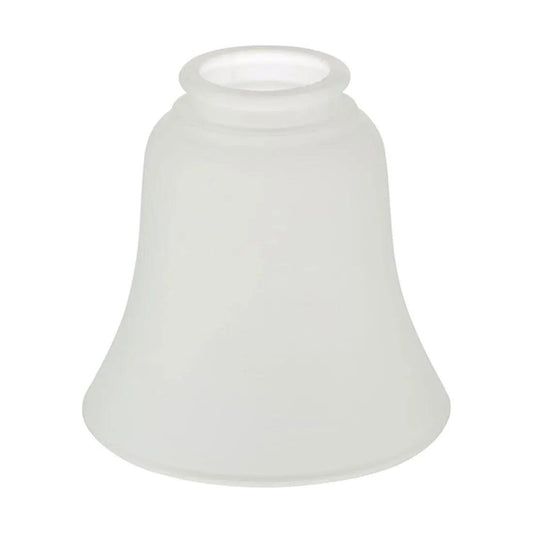 Screw Fixed Frosted Glass Shades Bell Shaped Glass Shade Covers Ceiling Fan Lamp Replacements for Chandelier Wall Sconces - Specialty Shades