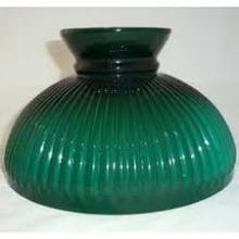 12554 Green Ribbed Shade Flair Top - Adrianas Specialty Lamp Shades