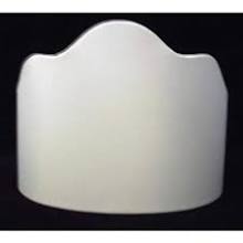 21092 Half White Shade (washer Fitter - Adrianas Specialty Lamp Shades