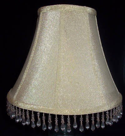 36292 Gold Silk Beaded - Adrianas Specialty Lamp Shades