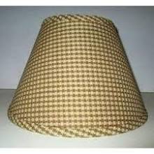 40051 Standard Clip On Gold Checked Clip On. - Adrianas Specialty Lamp Shades