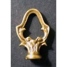 59587 Antique Brass Fancy Loop Finials - Adrianas Specialty Lamp Shades
