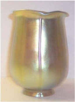61973 Gold Iridescent Tulip Lamp Shades - Adrianas Specialty Lamp Shades