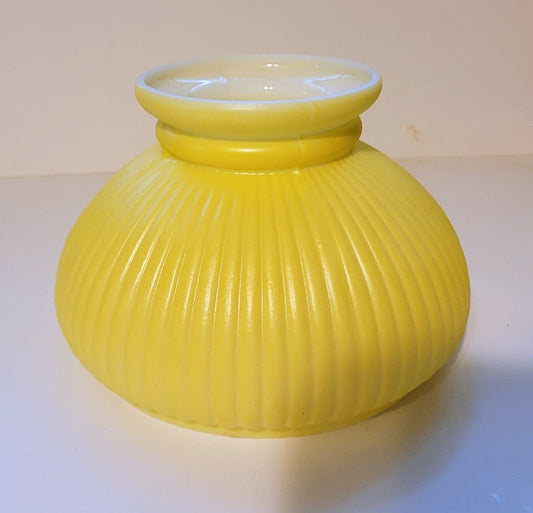 62263 Yellow Ribbed Student Lamp Shades - Adrianas Specialty Lamp Shades