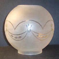 62355 Eight inch Ball Drape Cut Lamp Shade - Adrianas Specialty Lamp Shades