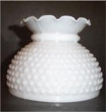 62566 Hobnail Crimped Glass Lamp Shades - Adrianas Specialty Lamp Shades