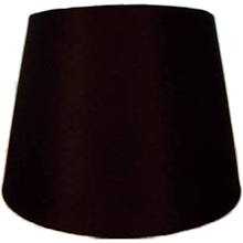 68561 Black Silk Hard Back With Gold Lining - Adrianas Specialty Lamp Shades