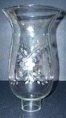 81113 Clear Crystal With Cut Floral With Leave Garland glass-sconces-hurricanes Adrianas Specialty Lamp Shades