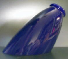 81275 Indigo Blue Angle Shade - Adrianas Specialty Lamp Shades