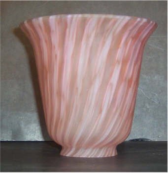 82232 Pink Swirl Pendant Shade - Adrianas Specialty Lamp Shades