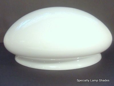 83457 8 Inch White Mushroom Ceiling Shade - Adrianas Specialty Lamp Shades