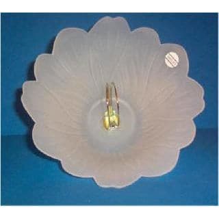 81499 Frosted Ceiling ClipOn Satin Tulip Shades clip-on-shades Specialty Lamp Shades 