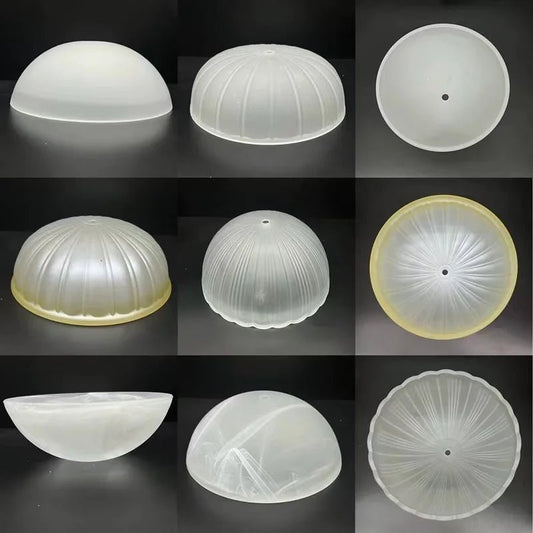 Glass Lamp Shade Replacement Lamp Cover Frosted Replacement Glass Lampshades for Chandelier Lights Ceiling Living Room - Adrianas Specialty Lamp Shades